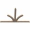 Ekena Millwork Richland Smooth Timber Gable Bracket, Douglas Fir, 108"W x 68"H x 3 1/2"D x 5 1/2"F, 15/12 Pitch GBW108X68X0406RIC00SDF - alternate 3